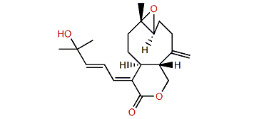 9-Deoxy-7,8-epoxy-xeniolide A